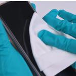 Sealed Cleanroom Pre Wetted Wiper 9 Inch Lint Free Cloth For Reduced Fiber
