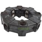 50A Construction Machine Excavator Spare Parts Black Coupling