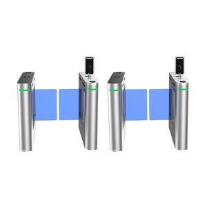 DC24V BLDC IP44 RFID Pedestrian Control Gate Acrylic Arm Bidirectional Turnstile