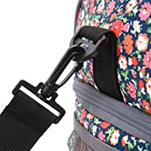 Double Layer Insulated Cooler Bags Adult Lunch Portable Soft Sided Coolers Tote