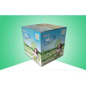 China Corrugated Paper Packaging Boxes / Tube Carton Box For Packaging Sanitary Towel on sale