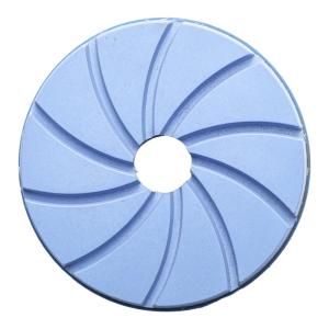 China 80/100/120/150/180/200/230mm Snail Lock Resin Polishing Pads for Stone Edge Polishing factory