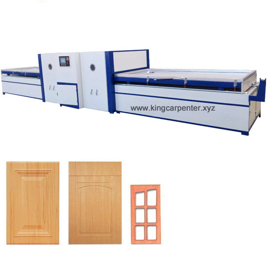 Single worktable Pvc Door Wood Veneer Vacuum Press Machine