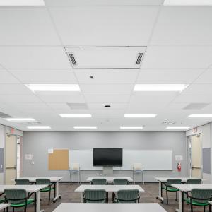 China Square Mineral Fiber Ceiling Board 2 x 4 Drop Ceiling Tiles with Sound Proof Material factory