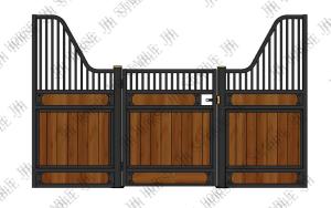China Heavy Duty Modular Steel Frame 50x50mm Horse Stall Fronts factory