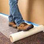High Adhesive Anti Puncture Clear Carpet Protection Film For Home Decoration And