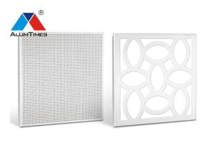 China Fireproof Dustproof Aluminium Perforated Ceiling Panel With Powder Coating factory