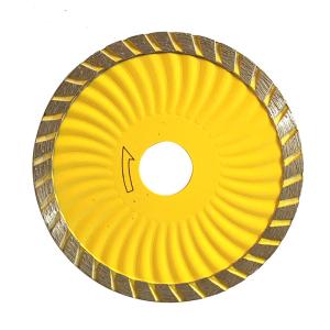 China Turbo Wave Diamond Saw Blade for Granite and Concrete cutting factory