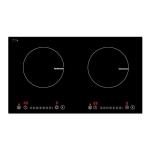 4000W 730*420mm Double Burner Induction Cooktop