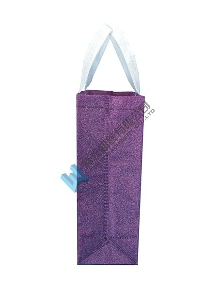 100gsm Eco glitter film lamination Non Woven Bag /Promotional Custom Laminated PP Non Woven Tote Shopping Bag