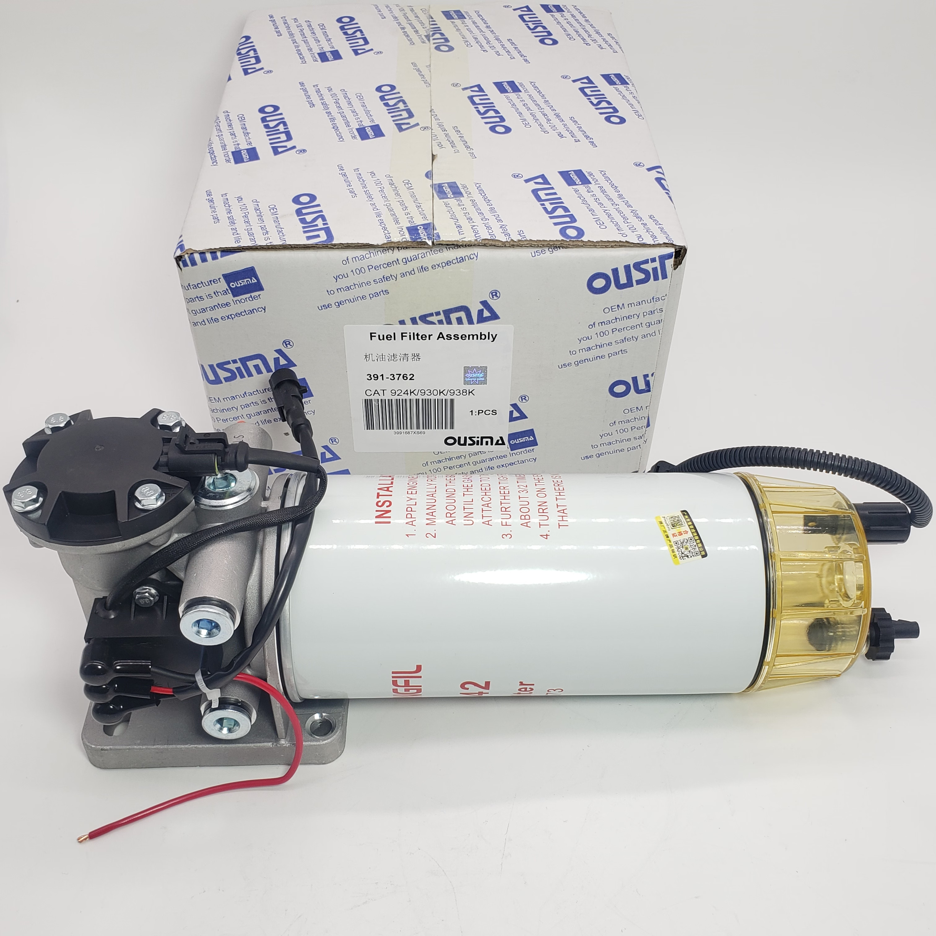 Fuel Filter Water Separator Electronic Pump 391-3762 For 924K 930K 938K