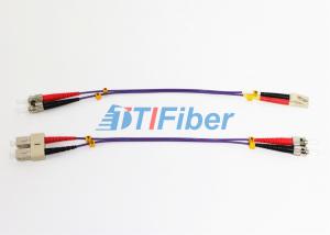 China ST UPC Fiber Optic Patch Cord OM2 62.5 With ROHS Optical Cable Fiber Optic Jumper on sale