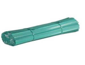 China Green PVC Coated Cut Striaght Wire 250mm length factory