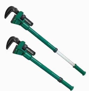 China 18&quot; 24&quot; 36&quot; 48&quot; Heavy Duty Tube Wrench / Retractable Pipe Wrench For Geological Mining Drilling factory