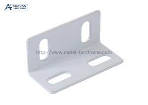 China Heavy Duty White Square 4 Holes Right Angle Brace factory