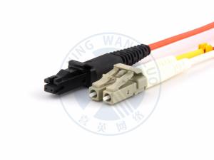 China XYFiber multimode OM1 duplex fiber optic patch cable 62.5/125 LC to MTRJ factory