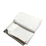 Heavy Duty White Tarp Ground Sheet Cover 340gsm Large Tarpaulin Sheet