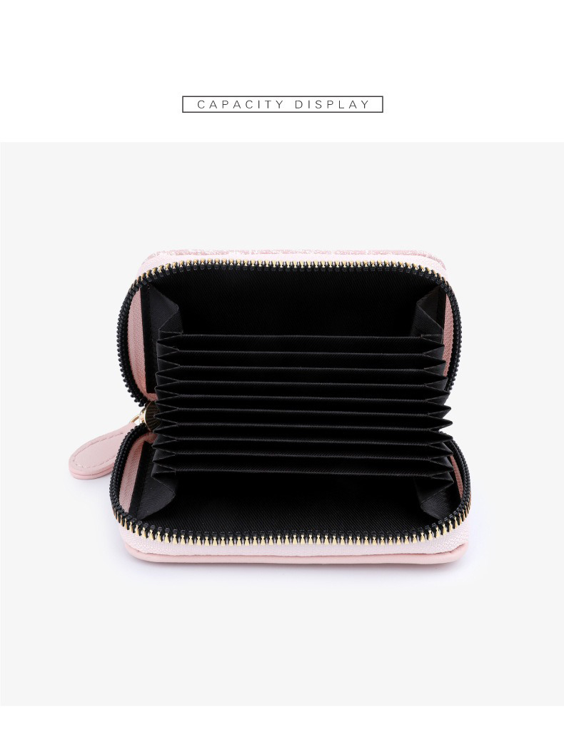 End Ins Style Female Card Holder with Custom Logo Package Weight 0.1kg Color Matching