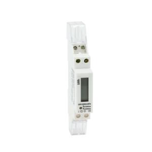 China The smallest size 220V single phase din rail digital wattmeter factory