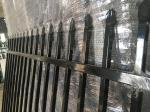 Customized Black Zinc Steel Metal Garrison Fence Panels Maintenance Free
