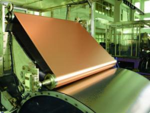 China 76mm Coil ID Copper Shielding Foil 1350mm Width With Standard Wooden Box Package factory