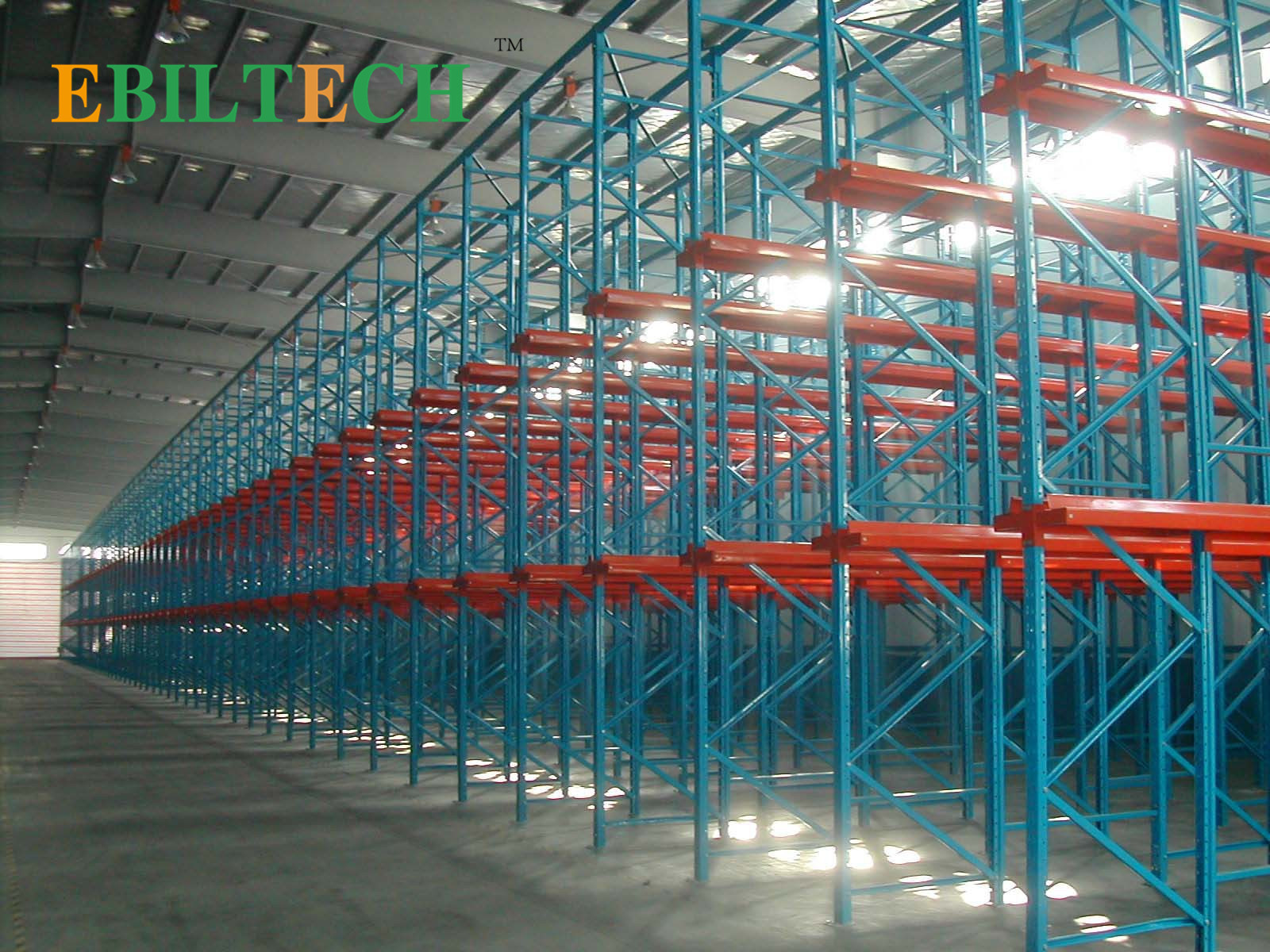 Metal Drive In Pallet Racking Dexion Steel Shelving 800-3000kg/layer ISO CE Q253B