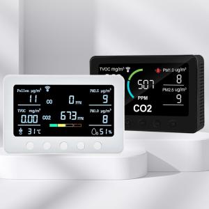 China Mobile Sync Smart Air Quality Monitor Carbon Dioxide Pollen IAQ Monitoring Devices factory