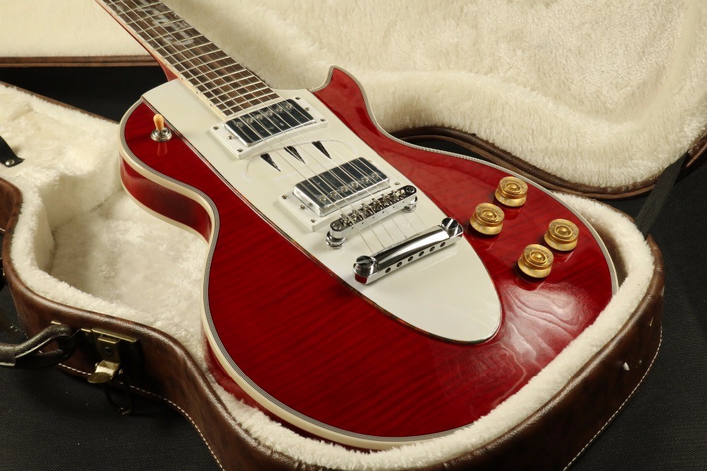 LP Corvette Electric guitar Figured Maple Top Veneer Grover Tuner More Color Can Choose