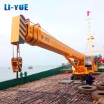 Hydraulic Marine Offshore Crane 2Tons Fixed Boom Type for Ship Decking Machine