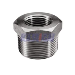 China F316 High Pressure Tube Fittings , 9000 Stainless Steel Forged Hex Head Bushing factory