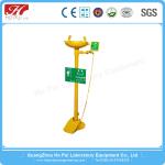Colorful Combined Emergency Shower And Eyewash Station With Epoxy Coated