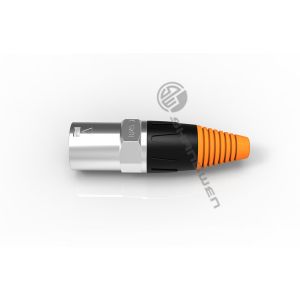 Ruggedized Ethernet Chassis Connector Lockable IP65 RJ45 Connector