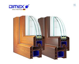 China Dimex Edelweiss E90 Passive UPVC Window Profiles For Construction factory