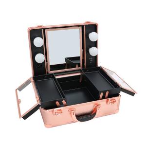 China Easy Organizing Cosmetic Beauty Case Impact Resistance For Makeup Artists factory