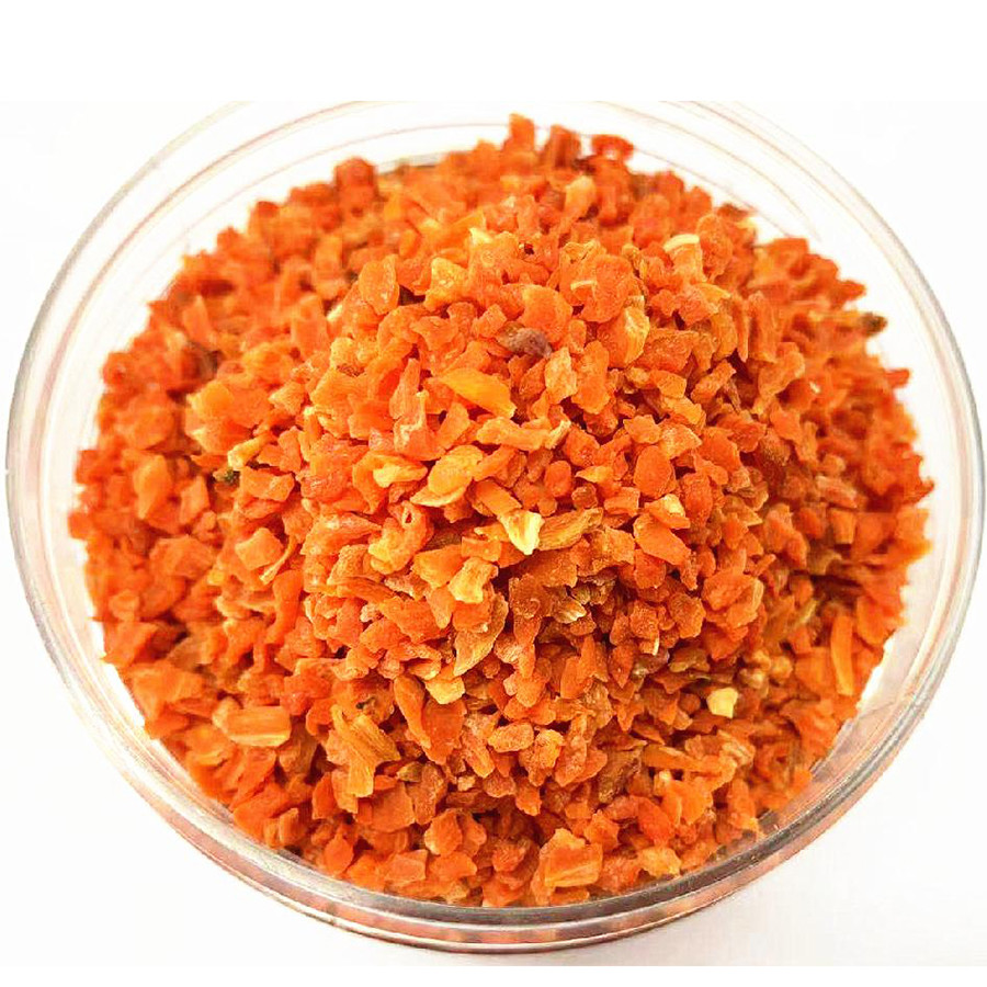 China Factory Wholesale Dried Vegetables Dried Carrot Granules 3*3mm factory