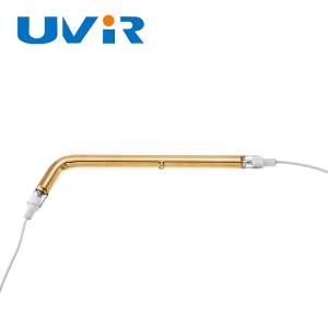 China Infrared Lamp Gold Halogen Heater Tube 3D Contoured 150-6000W factory