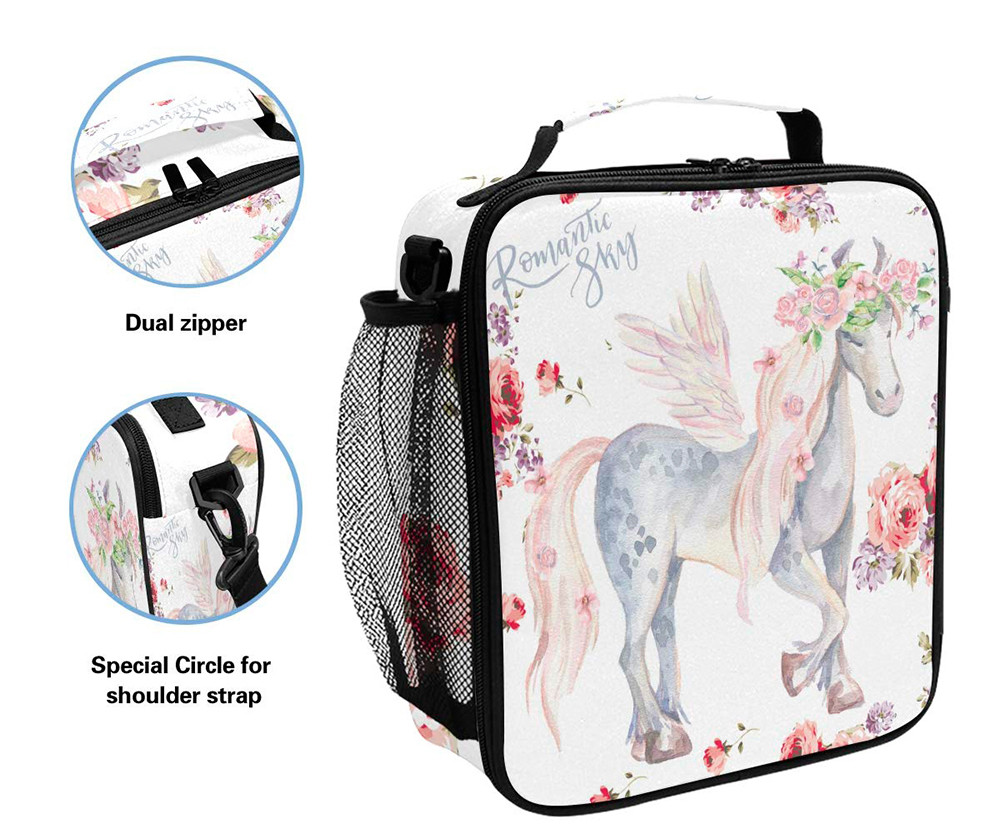 BPA Free Horse Oxford Lunch Cooler Bags For Women