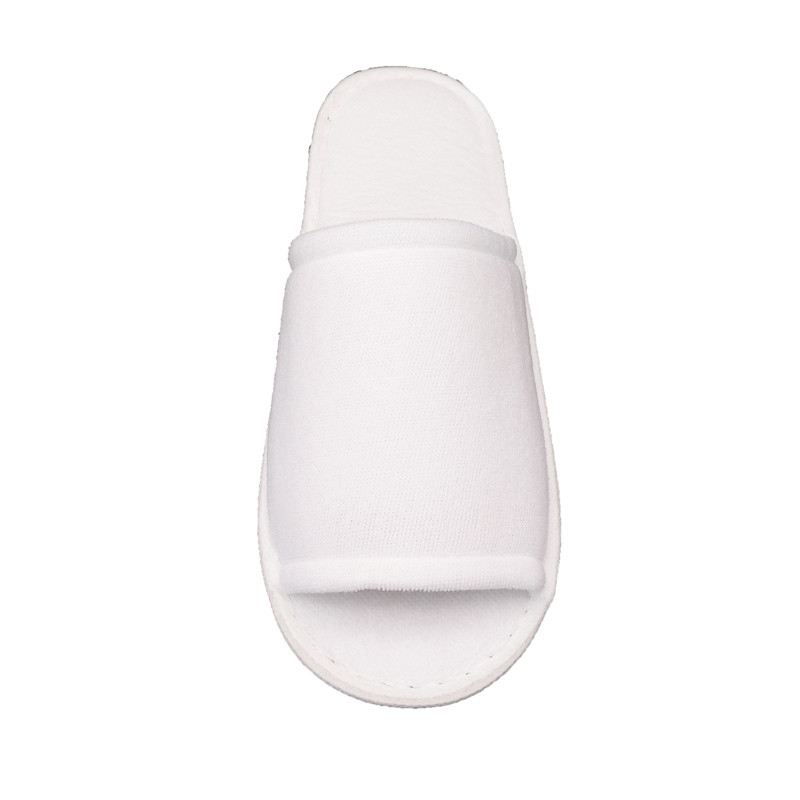 Hotel Disposable Slippers White Home Slippers Logo Customized Home Supplies