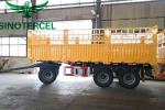 Livestock Fence Cargo Trailer Full Size Semi Trailer For Poultry Puffy