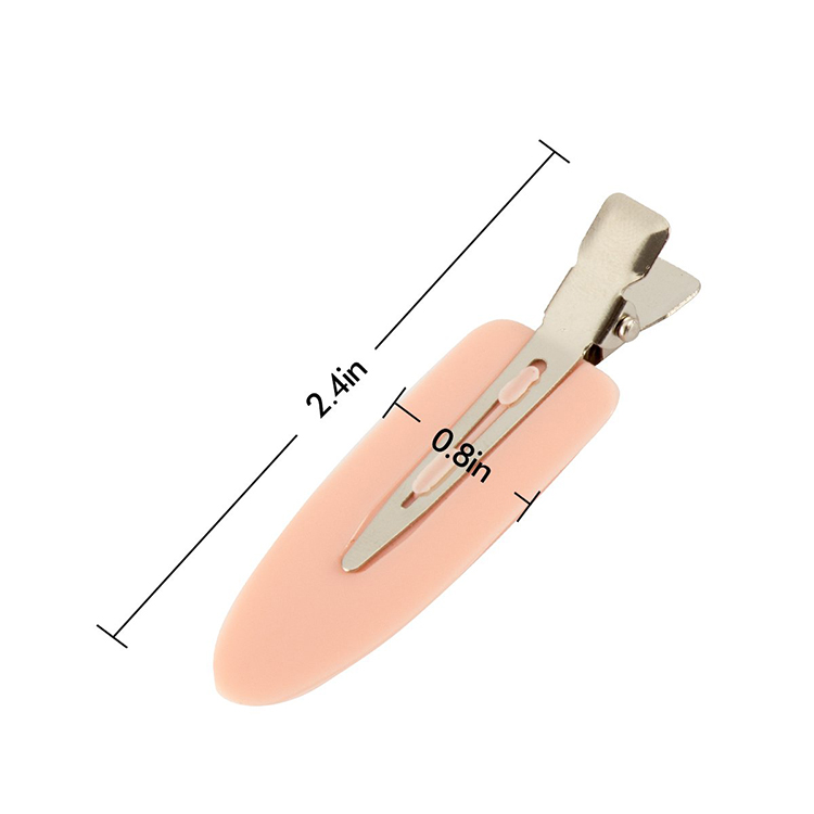 Mini Decorative Hair Clips Cute Girl No Crease No Trace Acrylic Makeup Edge 8g