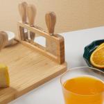 Chopping Blocks Cheese Board Set With Stainless Steel Knife Set Cheese Serving