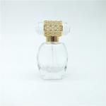 Cosmetics Packaging Refillable Cosmetic Glass Bottles 50 Ml Fully Transparent