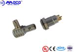 Female Coaxial Cable Connectors , Coaxial Cable Elbow Connector Without Nut