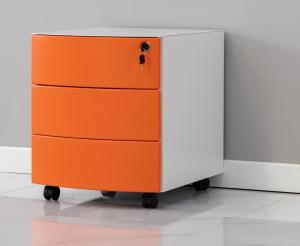 China Metal KD Mobile Pedestal File Cabinet Office Furniture 390mm factory
