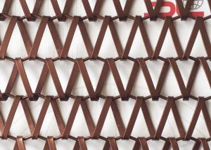 China 36m Metal Weave Spiral Wire Mesh Conveyor Decoration Facade factory