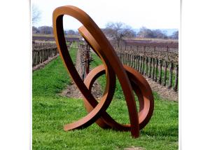 China Outdoor Unique Decoration Metal Art Sculpture Corten Steel Sculpture factory
