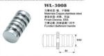 SUS304 Stainless Steel Solid Bathroom Round Back-to-Back Shower Glass Door