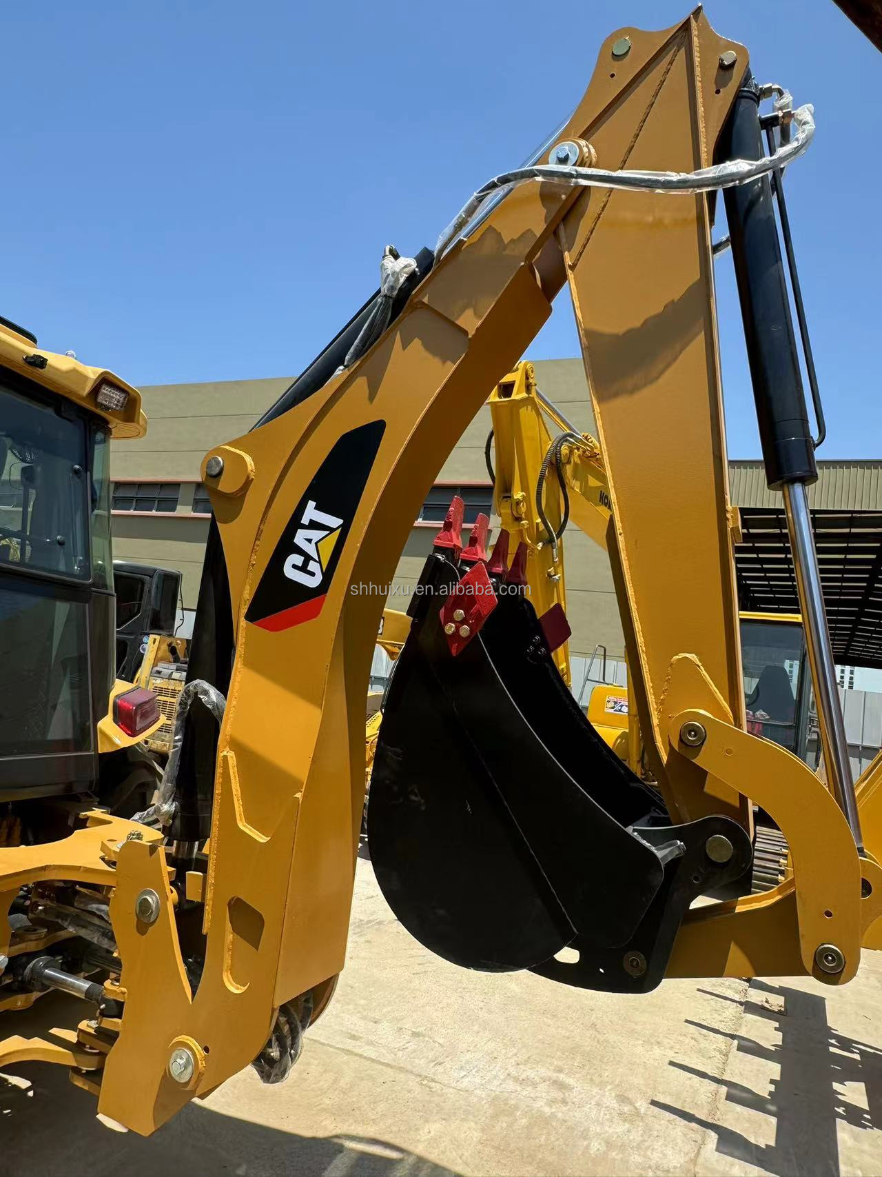 Used Excavator Caterpillar CAT420F Backhoes / Secondhand Japan Backhoes Engine In Good Condition