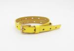 Light Gold Buckle Childrens Leather Belts , PU Leather Belts 1.3cm Width With