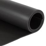 Black Flexible Durable Fireproof Shock Absorption 1m Width 2m Length Rubber